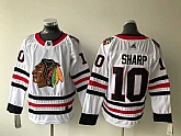 Chicago Blackhawks 10 Patrick Sharp White Adidas Stitched NHL Jersey,baseball caps,new era cap wholesale,wholesale hats